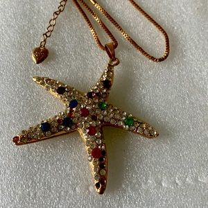 Betsey  Johnson large star necklace sale